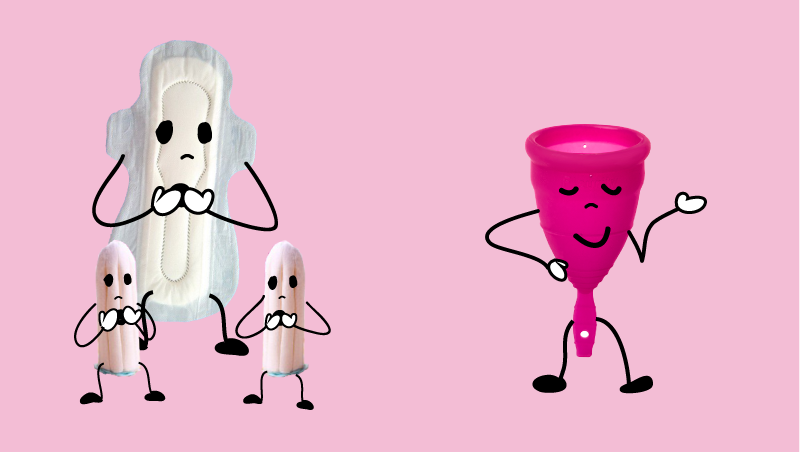 Absorventes x Coletor menstrual